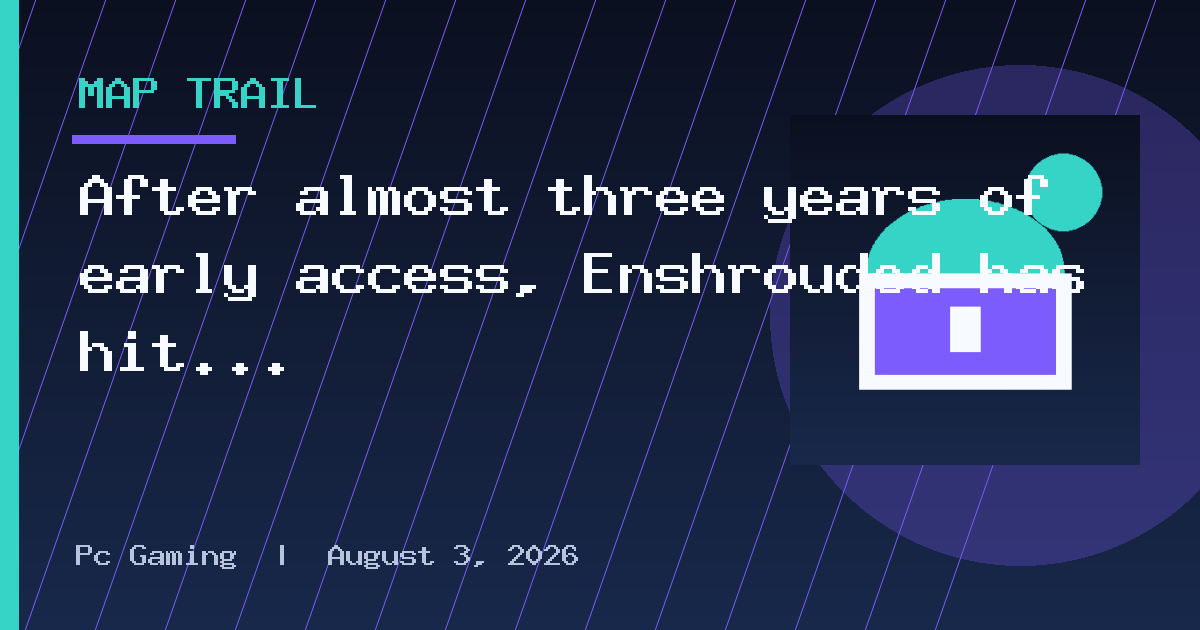 After almost three years of early access, Enshrouded has hit 1.0 with a complete