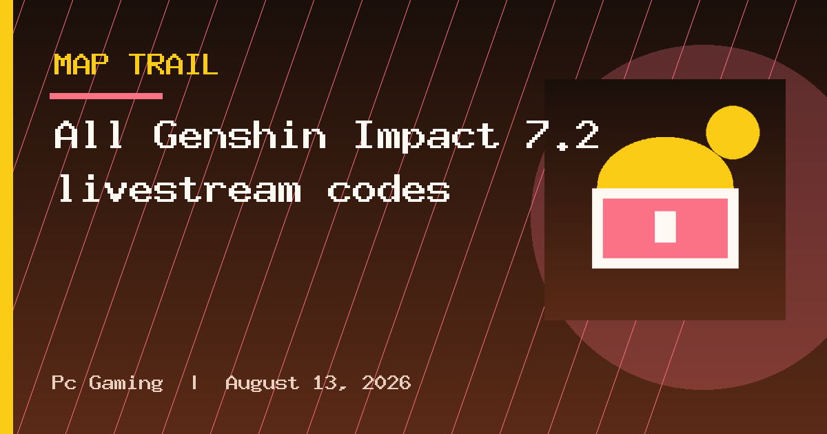 All Genshin Impact 7.2 livestream codes