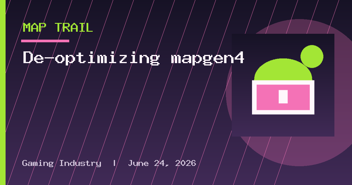 De-optimizing mapgen4