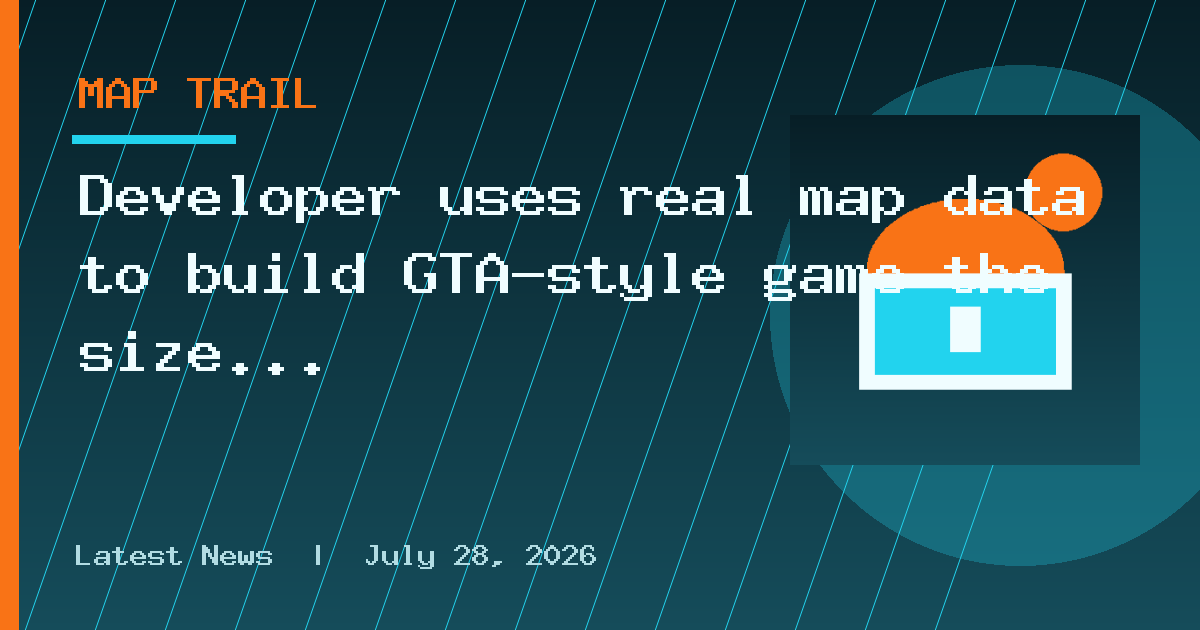 Developer uses real map data to build GTA-style game the size of Earth