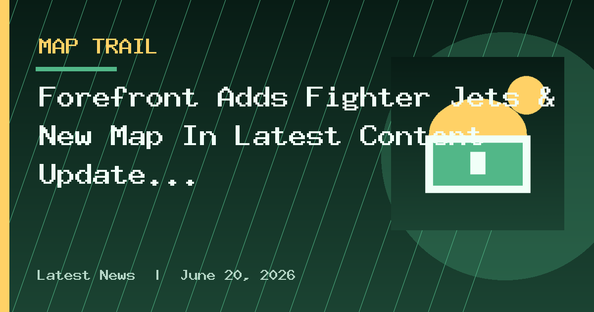 Forefront Adds Fighter Jets & New Map In Latest Content Update