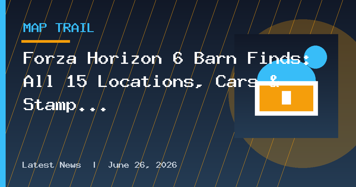 Forza Horizon 6 Barn Finds: All 15 Locations, Cars & Stamp Levels