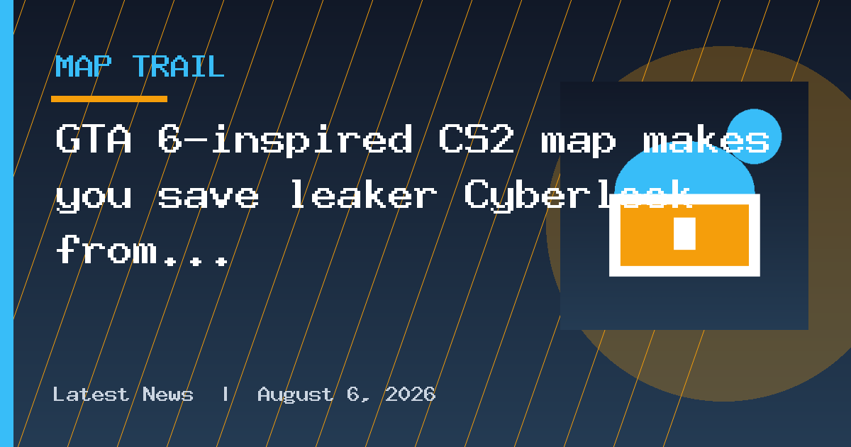 GTA 6-inspired CS2 map makes you save leaker Cyberleek from Rockstar mansion