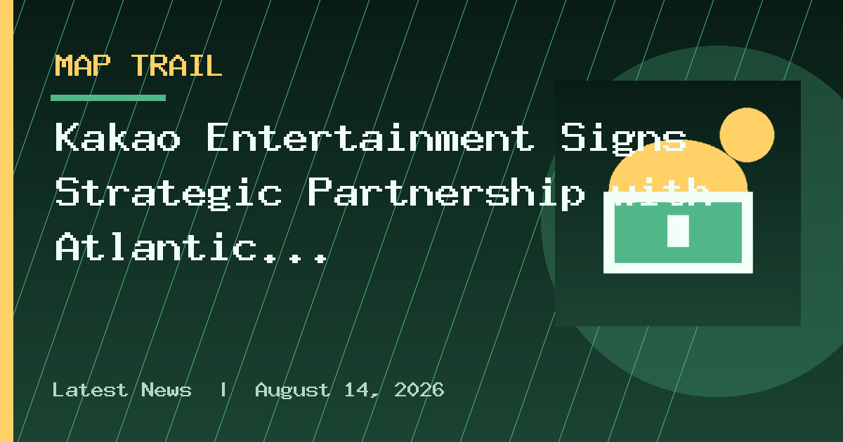 Kakao Entertainment Signs Strategic Partnership with Atlantic Music Group